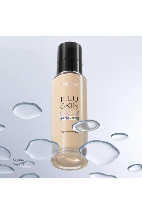 The One Illuskin Glow Reflective Fondöten Vanilla Neutral 46329