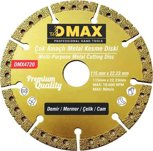 Çok Amaçlı Metal Kesme Diski 115X22.23Mm Dmx4720