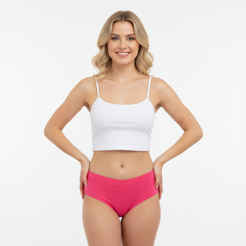 Kadın Micro Hipster Mercan Rengi Külot BB2008