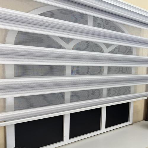 Gri Renk Geçişli Zebra Stor Perde