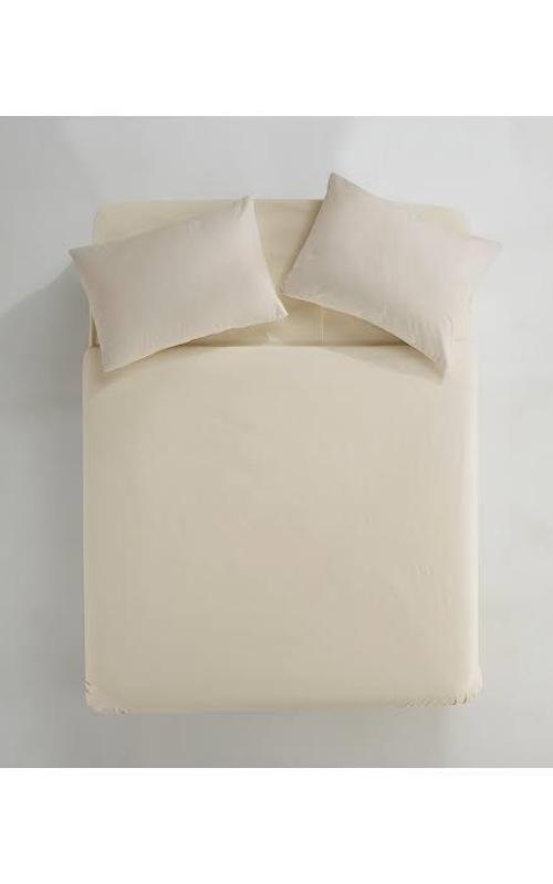 Battal Çift Kişilik %100 Pamuk Lastikli Çarşaf + 2 Adet Yastık Kılıfı 180 x 200