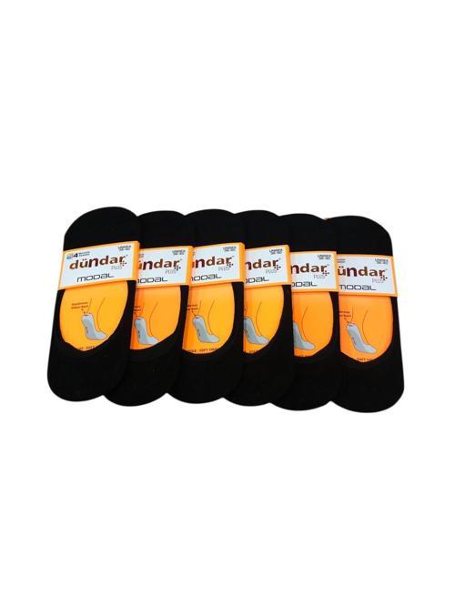 Dündar 6 Çift Modal Silikon Destekli Burun Dikişsiz Parfümlü Kadın Babet Çorap
