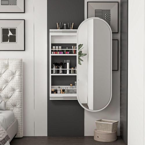 Dose Duvara Monte Makyaj Aynası - Beyaz