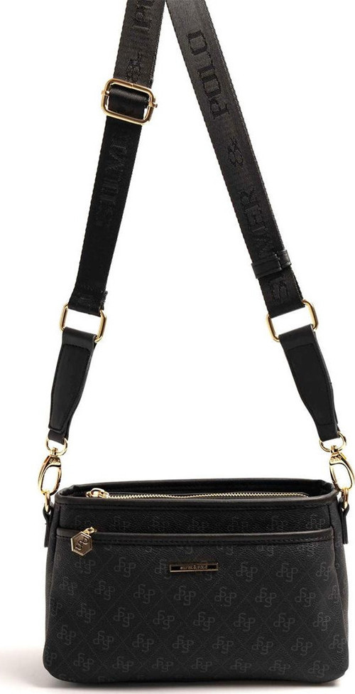 Kadın Çapraz Çanta 1184-46576 SILVER POLO ÇAPRAZ BAYAN ÇANTASI M178 SİYAH-MAT SİYAH