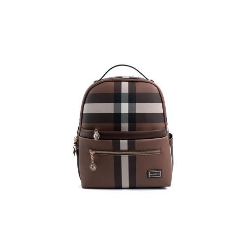Kadın Sırt Çantası 1061-48058 SILVER POLO MK85 Koyu Kahve-Mat Kahve