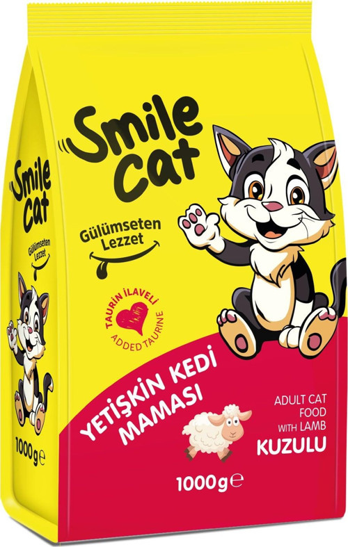 Cat Yetişkin Kedi Kuzulu 1 kg Kuru Mama