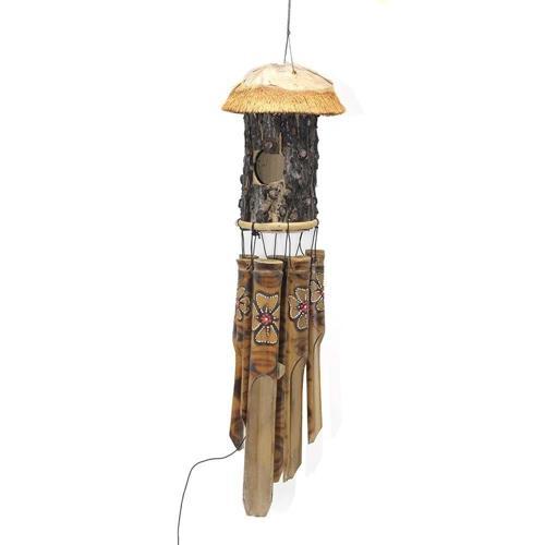 Bambu Kuş Yuvalı Rüzgar Çanı