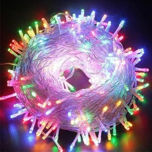 5m 30 Led RGB 2 Kademeli Şeffaf Kablo