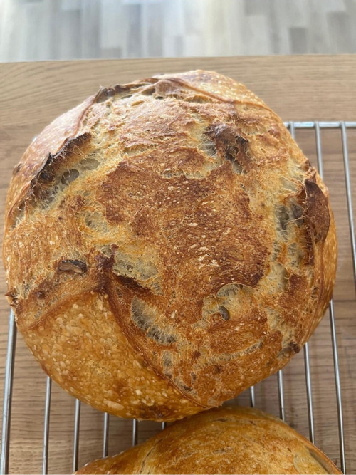 Cevizli Ekşi Mayalı Ekmek