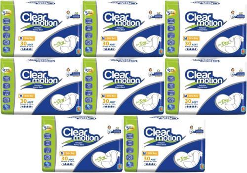 Clearmotion Yetişkin Hasta Bezi Bel Bantlı M - Orta - Medium 240 Adet (8PK*30)