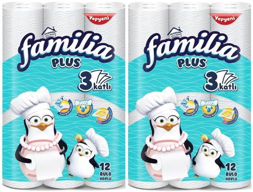 Kağıt Havlu Plus 24 Lü Pk (3 Katlı) (2PK*12)