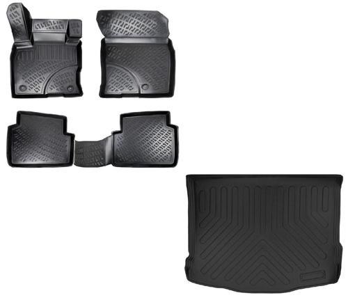 Ford Kuga 2019 Sonrası Uyumlu Havuzlu Paspas + 3D Bagaj Havuzu Set