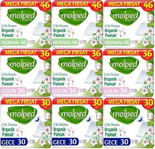 Pure&Soft Hijyenik Ped Avantaj PK Normal 138 + Uzun 108 + Gece 90 Toplam : 336 Adet