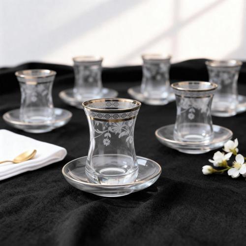 Güral Cam 12 Parça 6 Kişilik Çay Takımı 50312