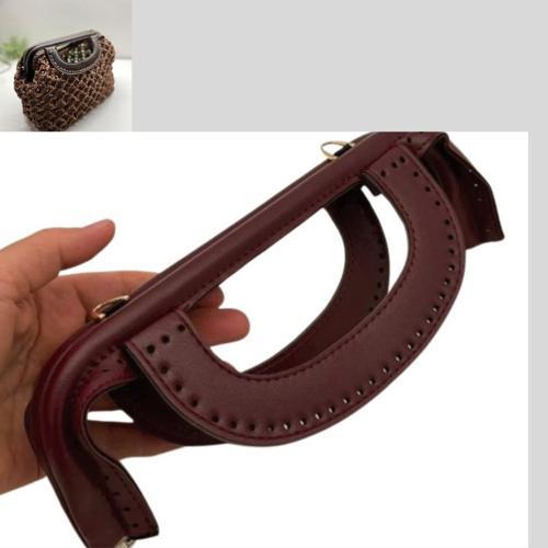 25 cm Suni Derili Bordo Renk Gizli Çanta Bursu Yeni Model