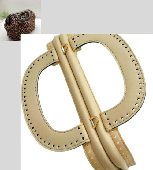 25 cm Suni Derili Krem Renk Gizli Çanta Bursu Yeni Model