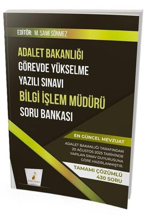 GYS Adalet Bakanlığı Görevde Yükselme Yazılı Sınavı Bilgi İşlem Müdürü Soru Bankası