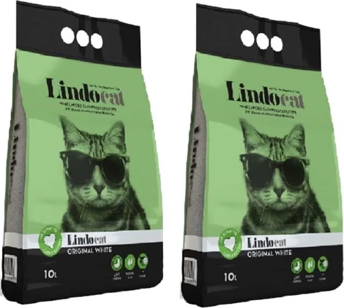 Lindo Cat Kokusuz İnce Taneli Kedi Kumu 10 Lt * 2 Adet