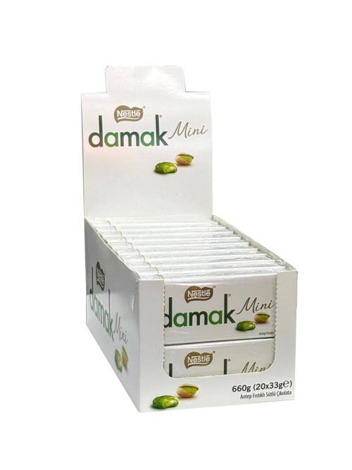 Damak Mini Antep Fıstıklı Sütlü Çikolata 20X33 Gr