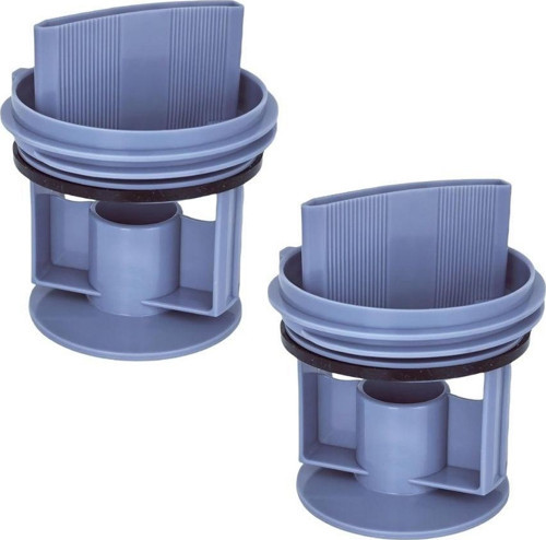 Bosch WGA142X0TR, WAT20480TR, WAW2856XTR ile Uyumlu Çamaşır Makinesi Pompa Filtre Kapağı 2'li