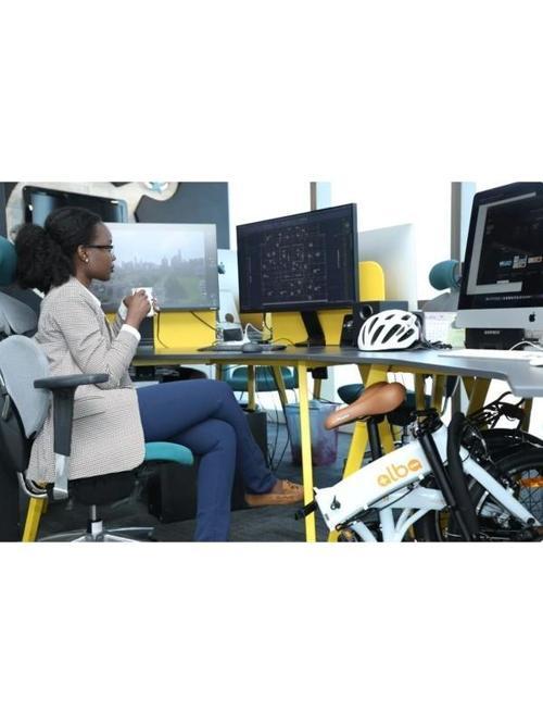 Fold 2 36V 7.8AH 20 Jant Katlanır Elektrikli Bisiklet Beyaz NFC 2025 el gazlı