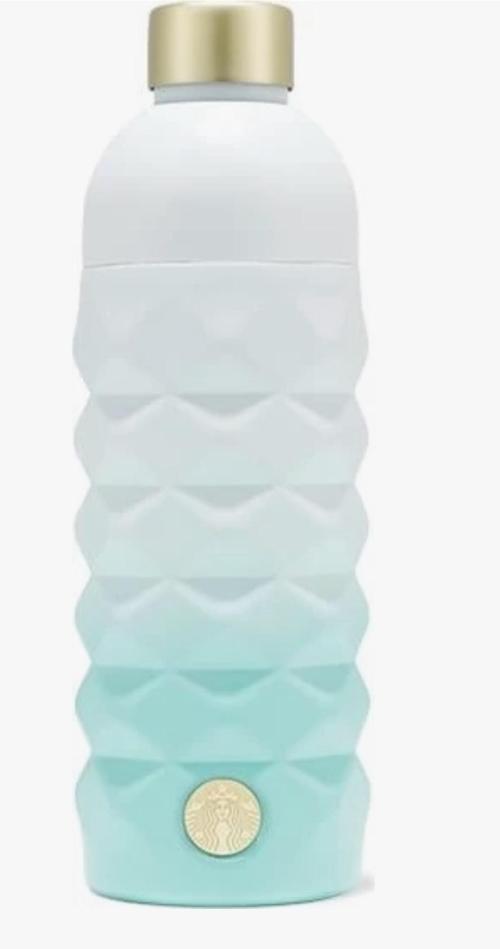 Paslanmaz Çelik Şişe - Açık Mavi - 473 ml