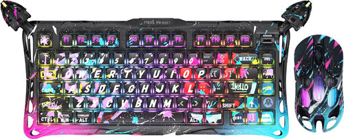 Mercury V75 Pro Hall Effect, Rapid Trigger 8.000 Hz Kablolu Manyetik Klavye + XPro 32.000 DPI RGB Kablosuz Mouse Oyuncu Seti, Siyah