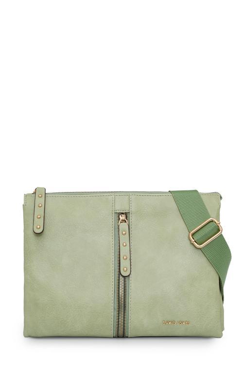 Kapaklı Fermuar Detaylı Çapraz Askılı Çanta DJ245-2