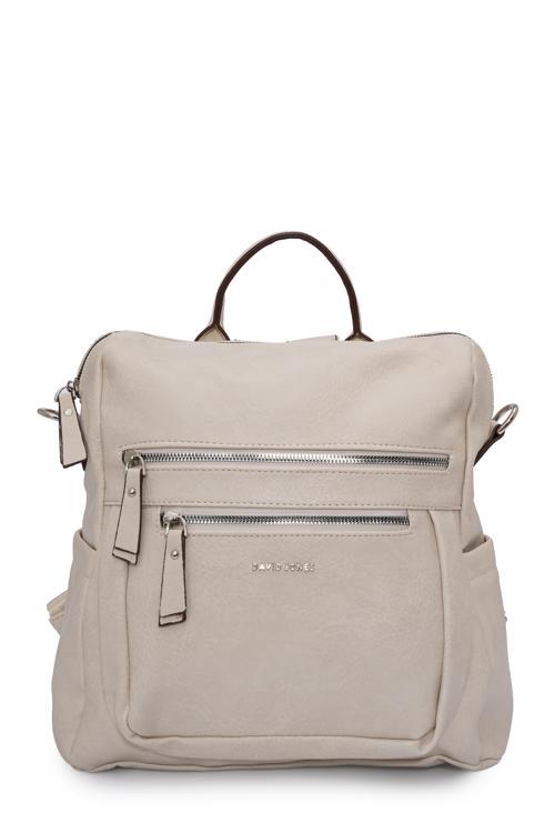 Çok Bölmeli Fermuarlı Kadın Sırt Çantası DJ257-1