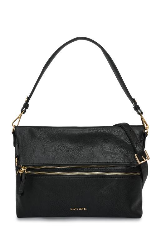 Kapaklı Fermuar Detaylı Çapraz Askılı Çanta DJ260