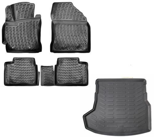 Toyota Corolla 2013-2018 Uyumlu Havuzlu Paspas + Bagaj Havuzu Set