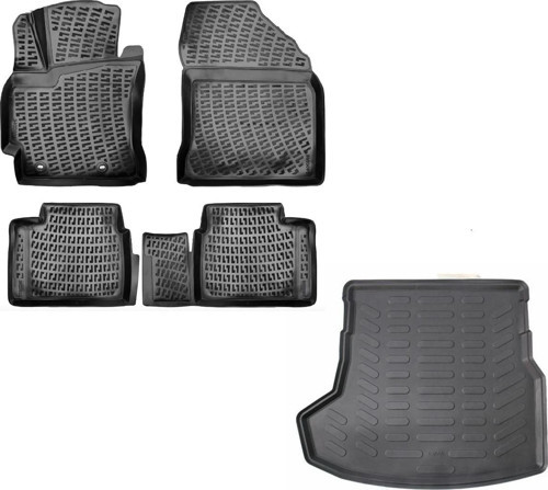 Toyota Corolla 2013-2018 Uyumlu Havuzlu Paspas + Bagaj Havuzu Set