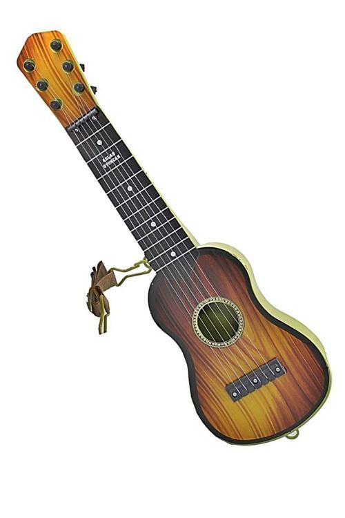 Oyuncak Çocuk Gitarı 6 Telli Ispanyol Gitar Tam Hediyelik Ürün 50Cm (Kalemlik Hediyeli)