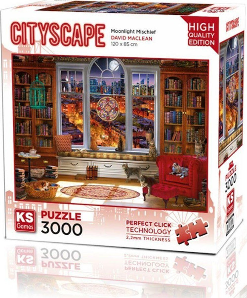 23020 Moonlight Mischief 3000 Parça Puzzle