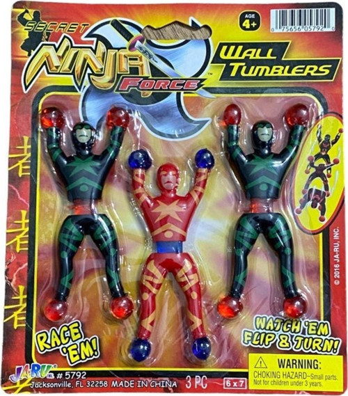 Duvara Ve Cama Yapışan Taklacı Akrobat Ninja - Hacıyatmaz Ninja 3'Lü Kutu