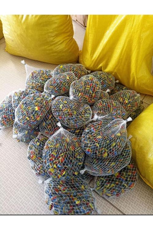 Misket Oyuncak 200 Adet Bilye Cam Saf Ve Çeşitli Oyuncak Seti