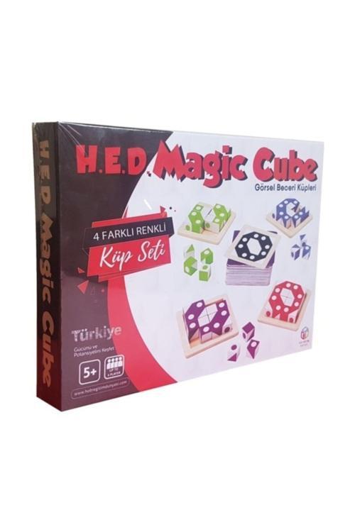Hed Magic Cube Oyunu Q Bitz Görsel Beceri Küpleri Dikkat Zeka Ve Akıl Oyunu