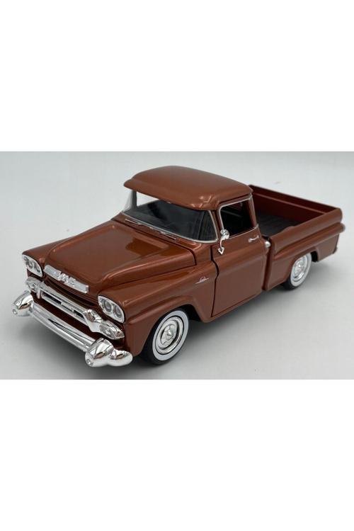 Koleksiyon 1 / 24 Ölçek 1958 Gmc 100 Pickup Model Metal Araba Kırmızı