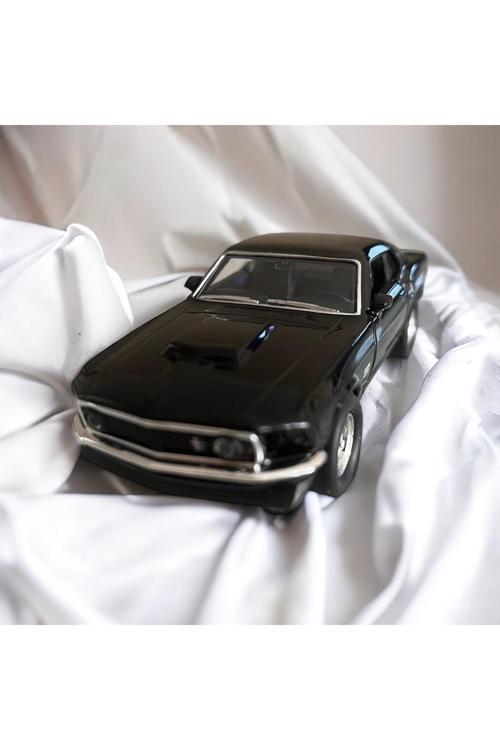 Model Araba 1969 Ford Mustang Metal 1/36 Ölçek Çek Bırak
