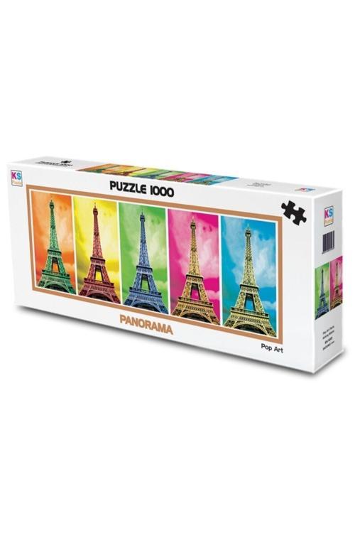 Puzzle Panorama 1000 Parça Pop Art Paris