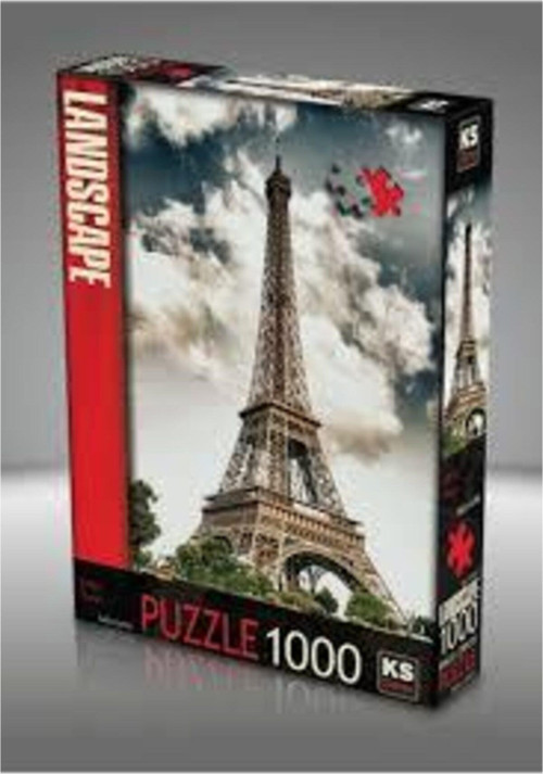 Puzzle Eiffel Tower Paris 1000 Parça Eyfel Kulesi Yapboz Seti 11465