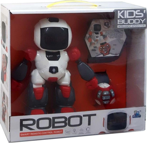 Oyuncak Uzaktan Kumandalı Işıklı Sesli Yürüyen Robot 616-1