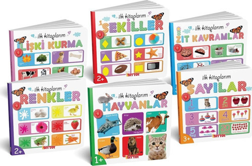Diy-Toy Ilk Kitaplarım Serisi Eğitici 6Lı Set
