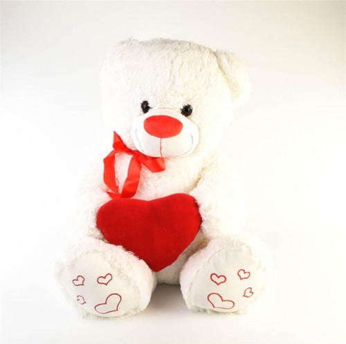 Peluş Kalpli Ayı 80 Cm