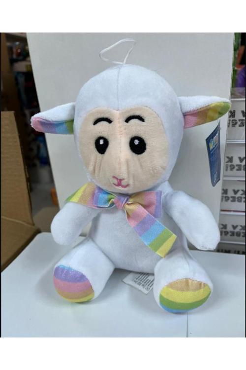 Oyuncak Peluş Sevimli Uyku Arkadaşı Kuzu 20 Cm