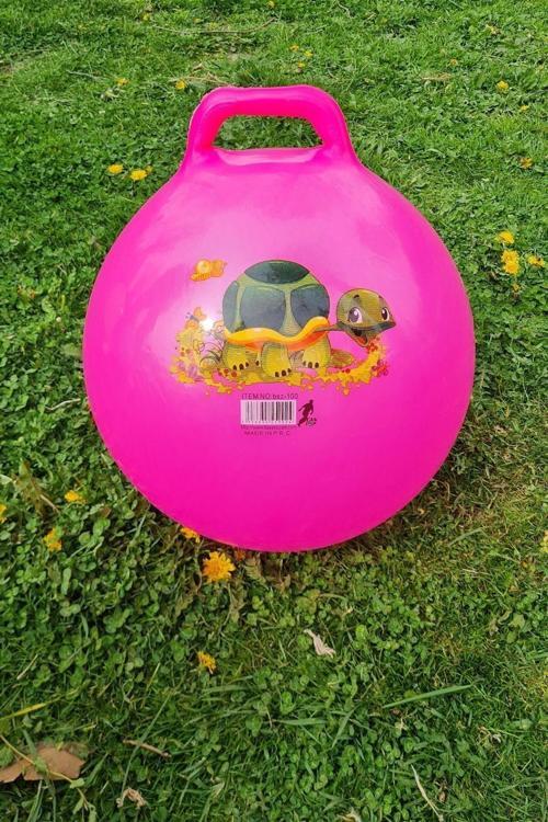 Zıp Zıp Kanguru Zıplama Plates Topu Çocuk Plates Topu 100 Cm Çap 40 Cm Yüksek