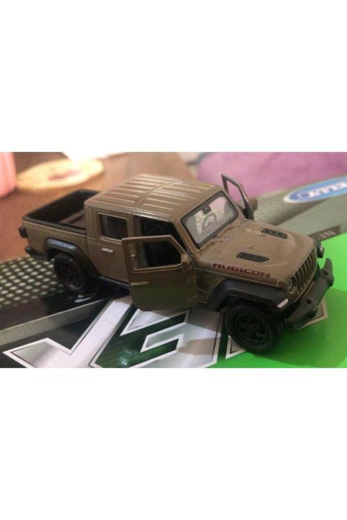 Oyuncak Metal Model Jeep 1 / 36 Çek Bırak Yeşil Rubicon Gladiatör