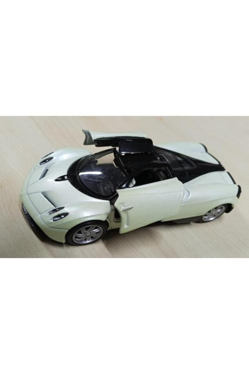 Oyuncak Metal Model Araba 1/36 Çek Bırak Bej Pagani Huayra