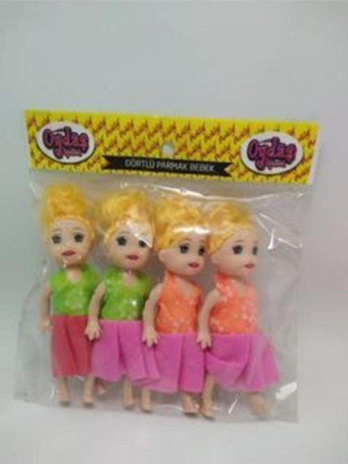 Parmak Barbie Et Bebek 4Lü