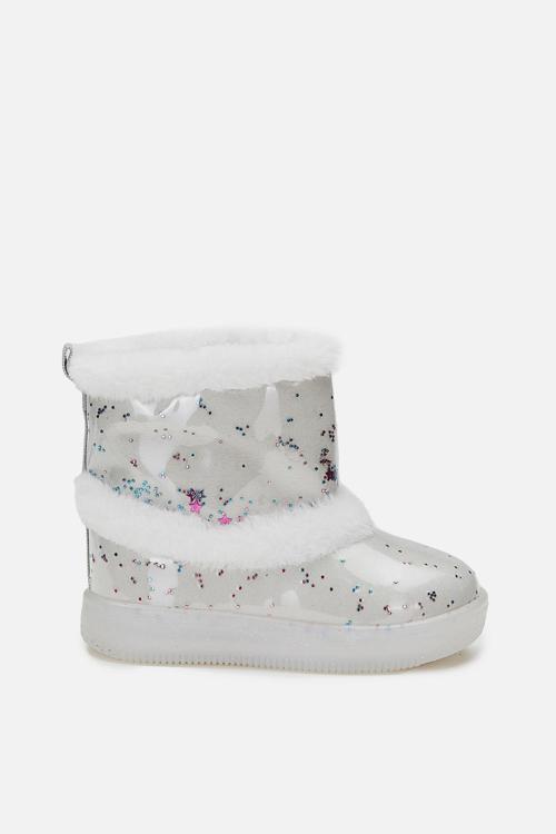 Comet Işıklı Kız Çocuk Beyaz Bot